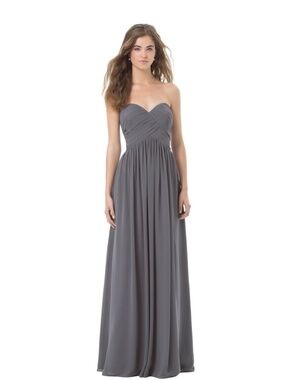 NWT BILL LEVKOFF PEWTER GOWN SIZE 10